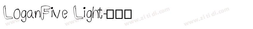 LoganFive Light字体转换